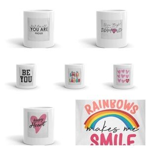 Custom design coffee mugs